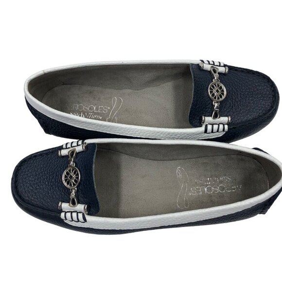 AEROSOLE‎ SHOES NUWLY WED LEATHER LOAFER 7.5M SHOES - Picture 7 of 9